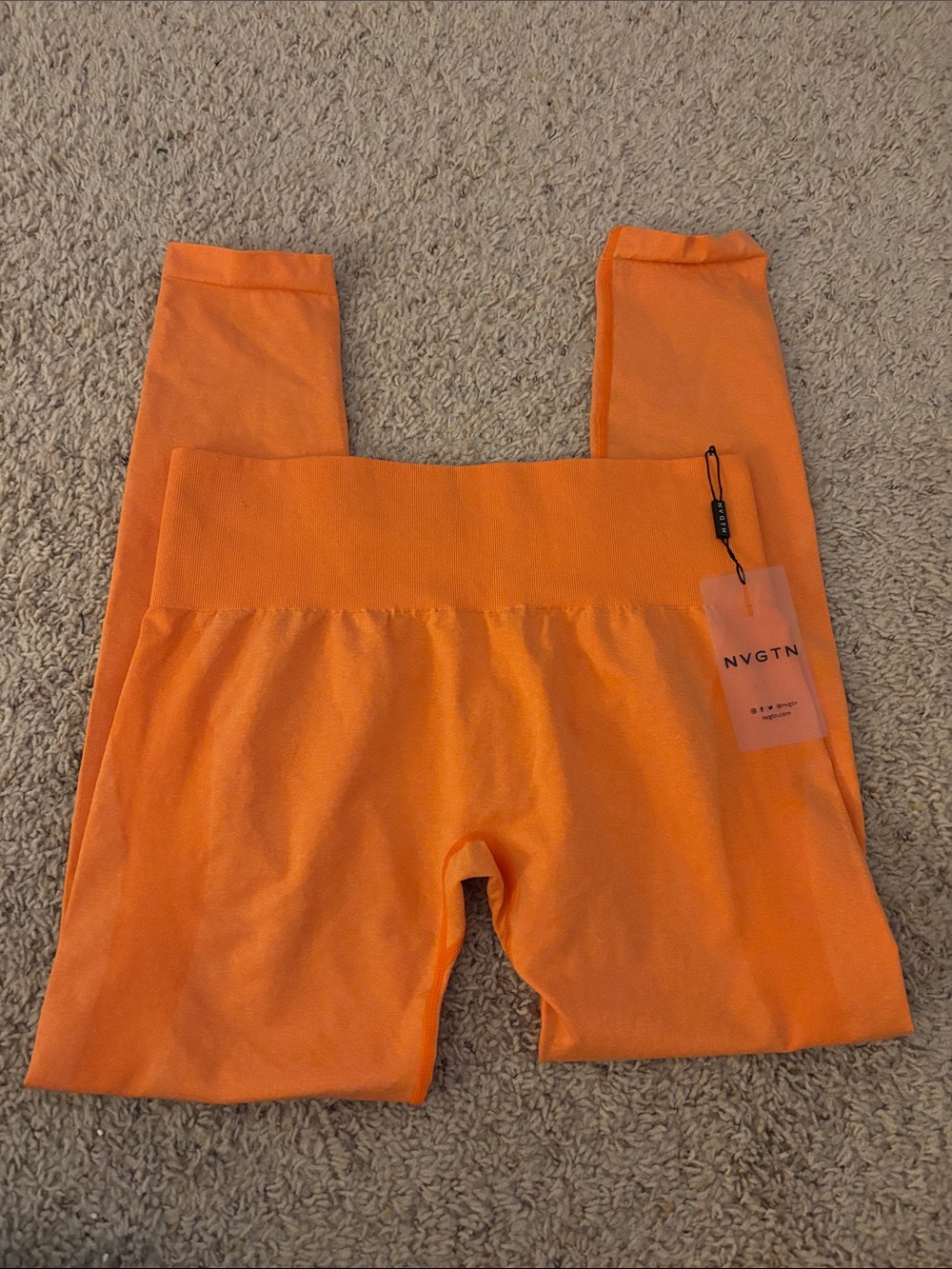 NVGTN NV Seamless Leggings – Sunset Orange!
